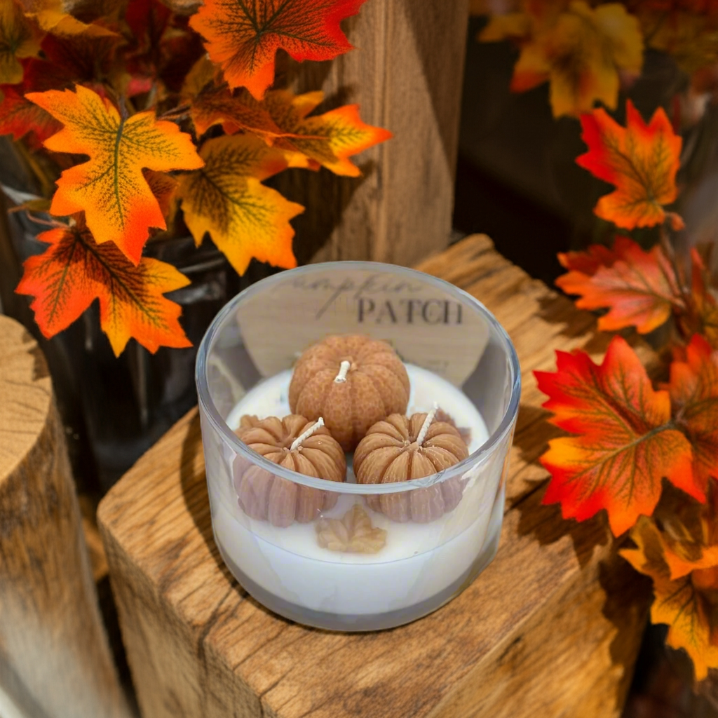Pumpkin Patch Candle - Mini Pumpkins Pumpkin Chai Scented