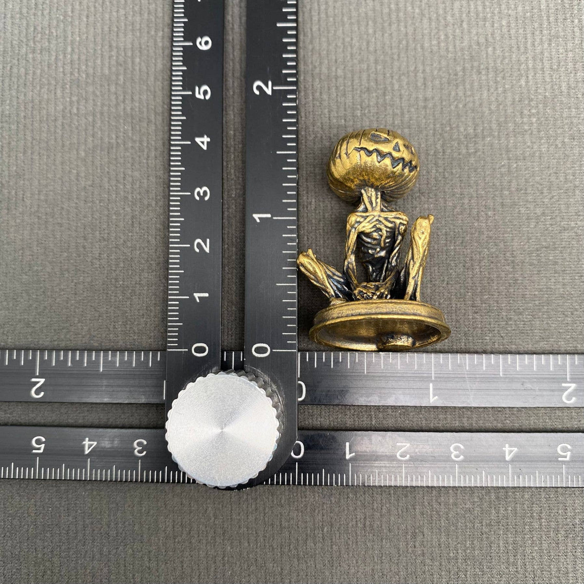 Brass Pumpkin Ghost - Cozy Coven