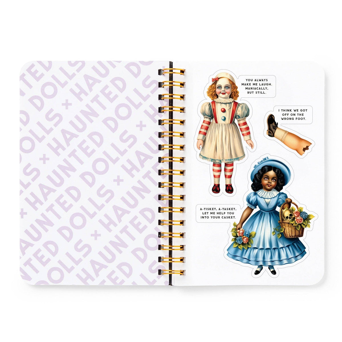 Haunted Dolls Sticker Book | Brass Monkey