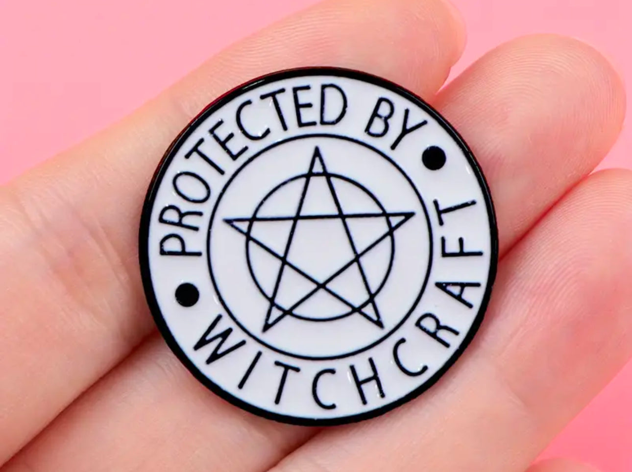 Protected by Witchcraft Enamel Pin