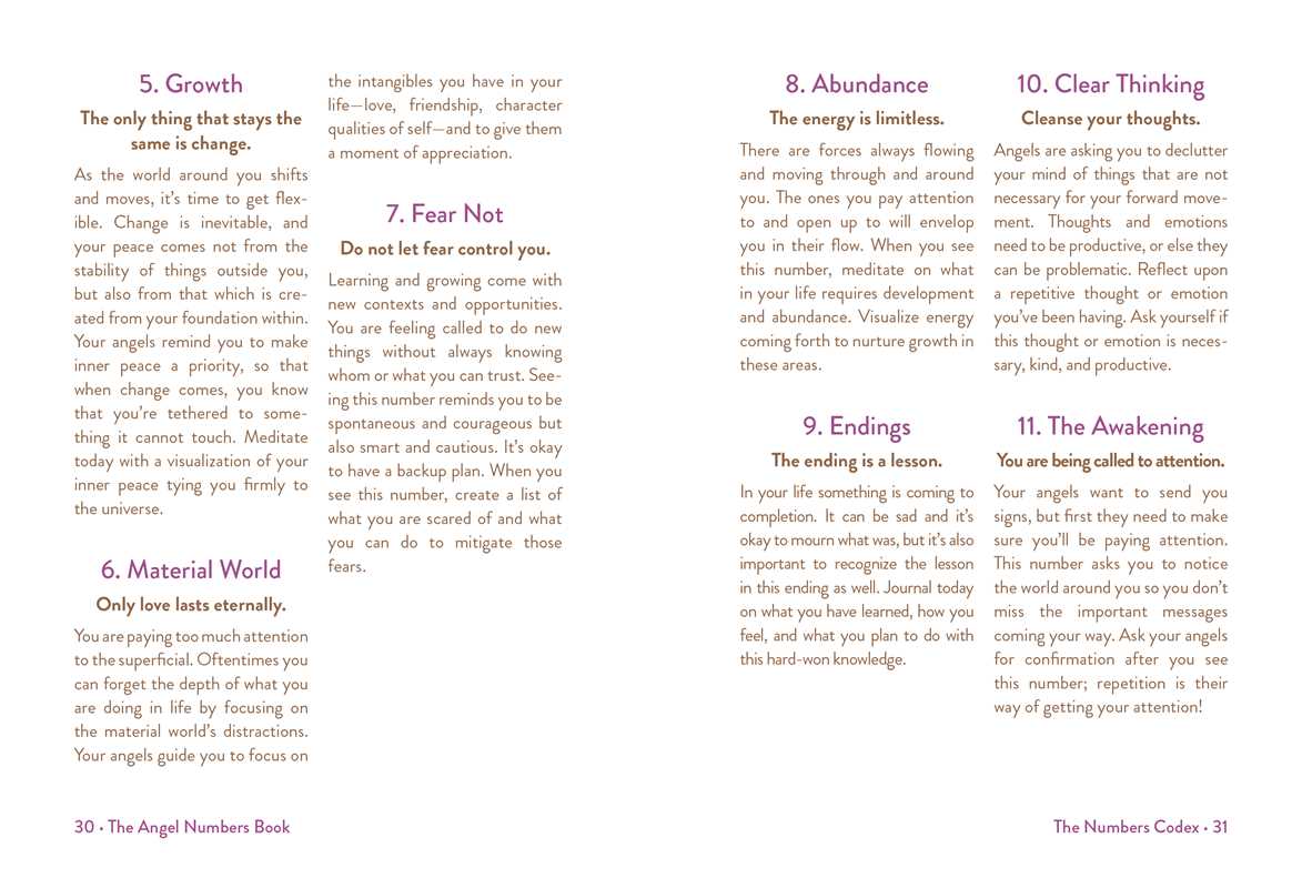 Angel Numbers Book by Mystic Michaela - Cozy Coven