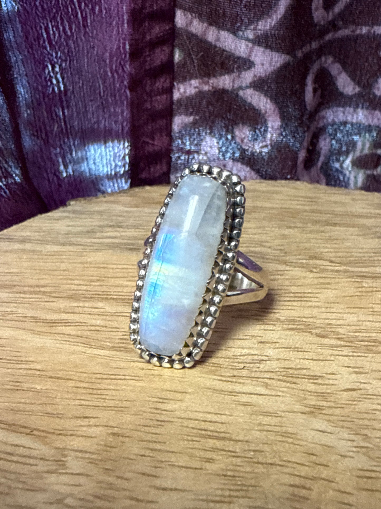 Moonstone Silver Ring | Handcrafted 925 Sterling Silver