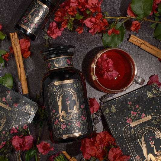 The Lovers : Hibiscus-Cinnamon- Vanilla Love Potion