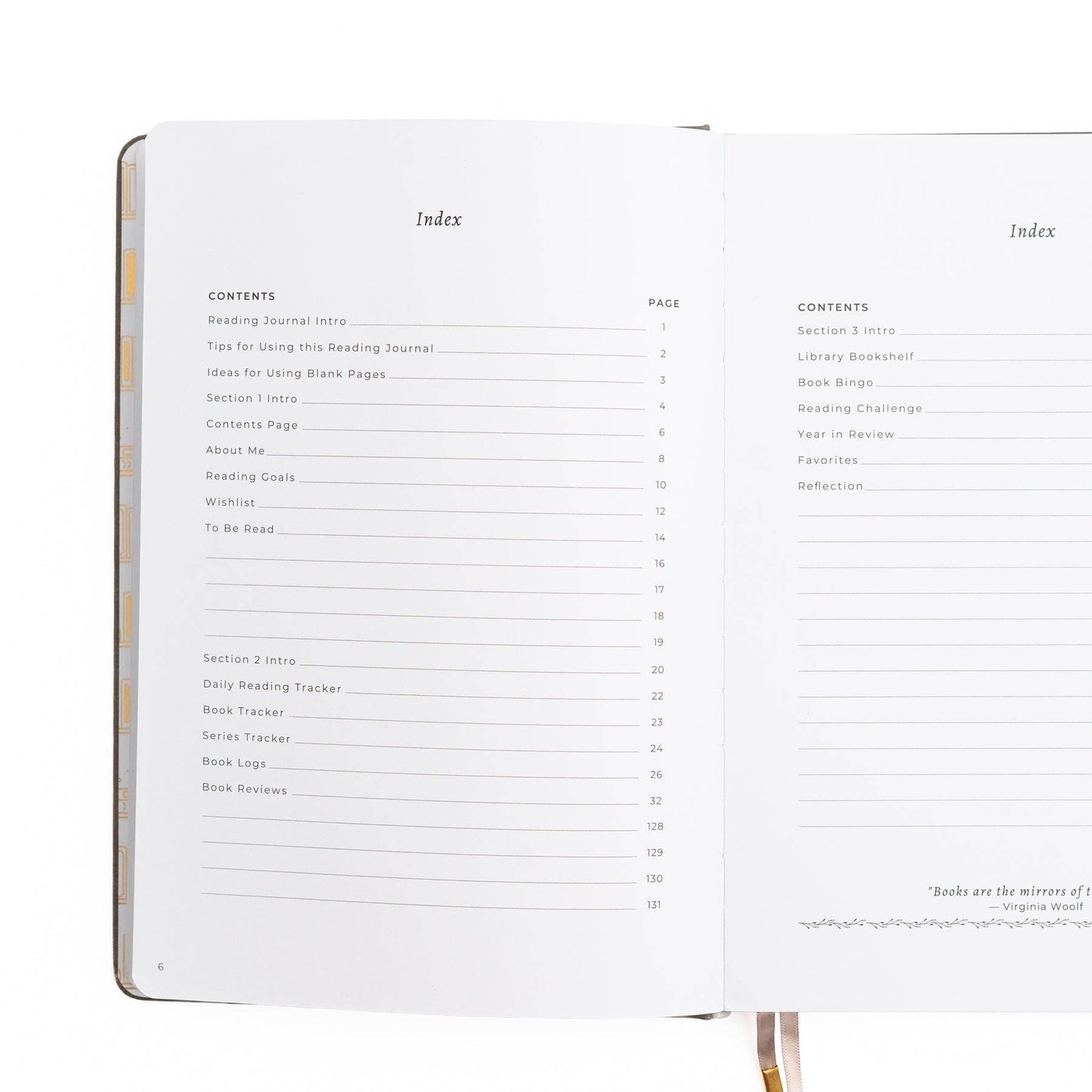 Vintage Library in Lilac: Reading Journal - Cozy Coven
