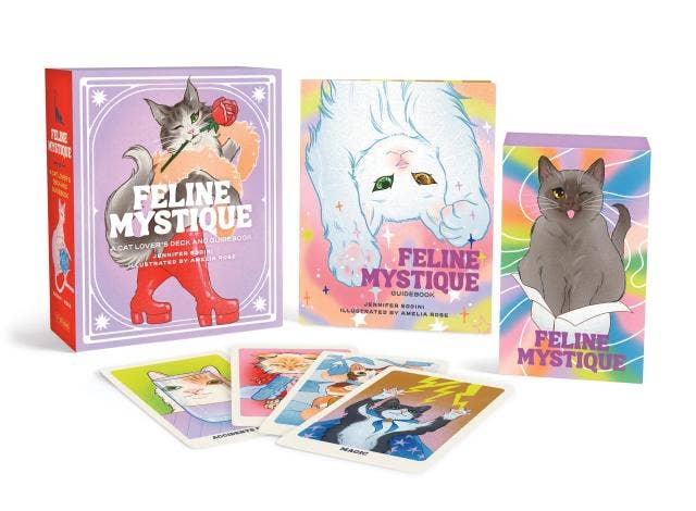 Feline Mystique Oracle Deck and Guidebook - Cozy Coven
