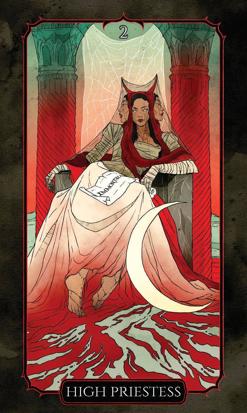 The Vampire's Tale Tarot Kit (Halloween Tarot Deck and Book)