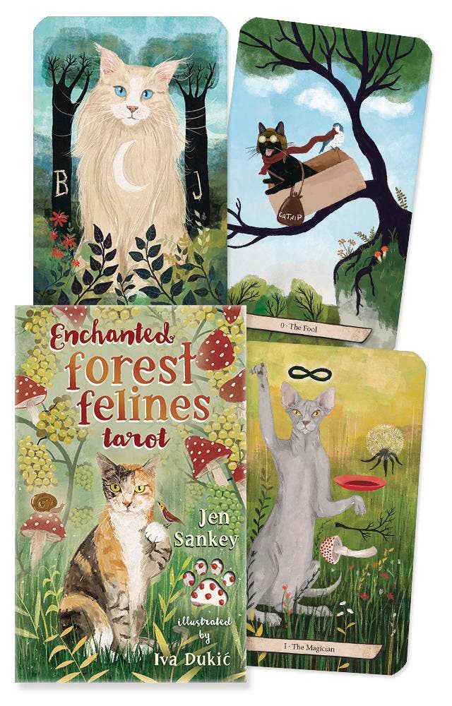 Enchanted Forest Felines Tarot - Cozy Coven
