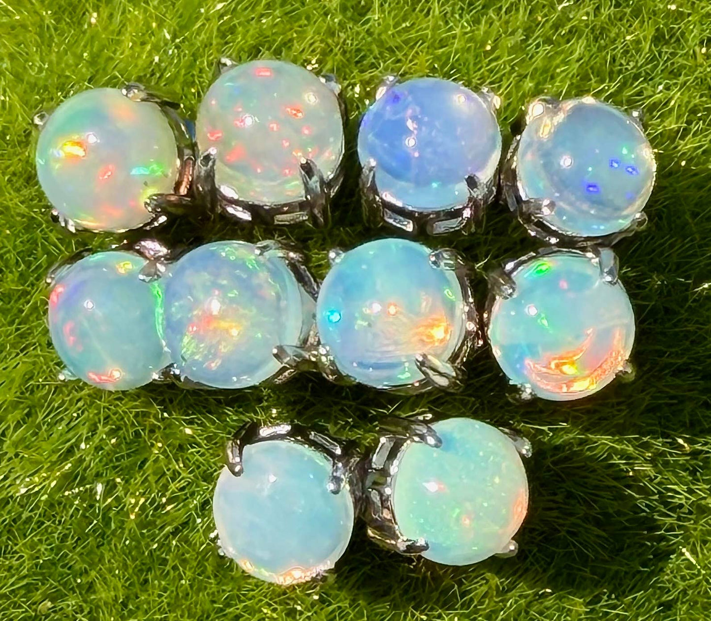 Opal Stud Earring 6mm