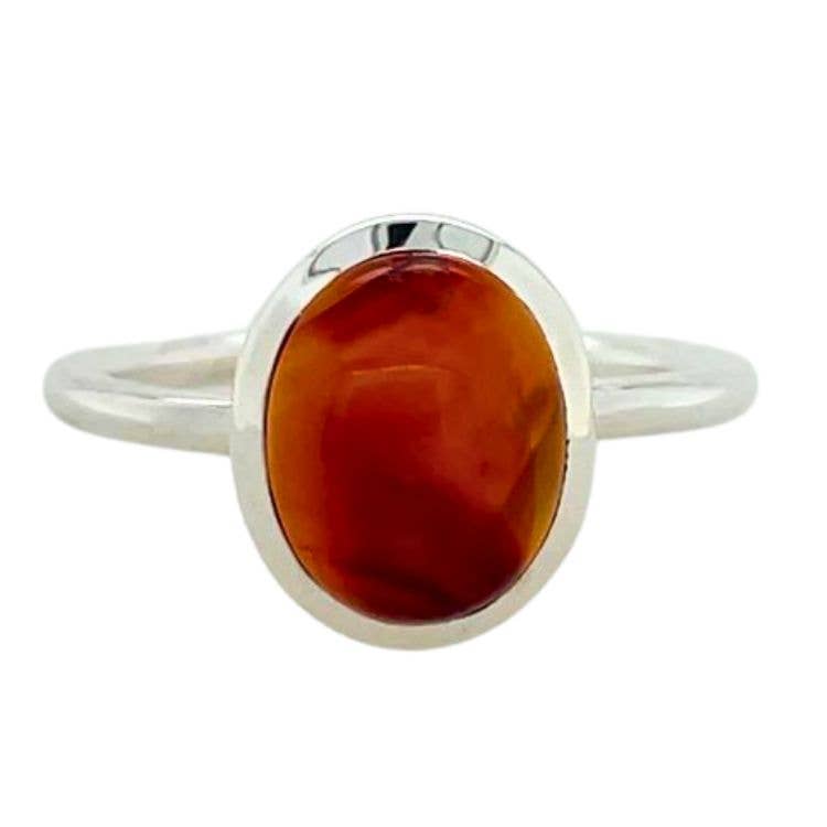 Carnelian Little Sister Ring - Cozy Coven