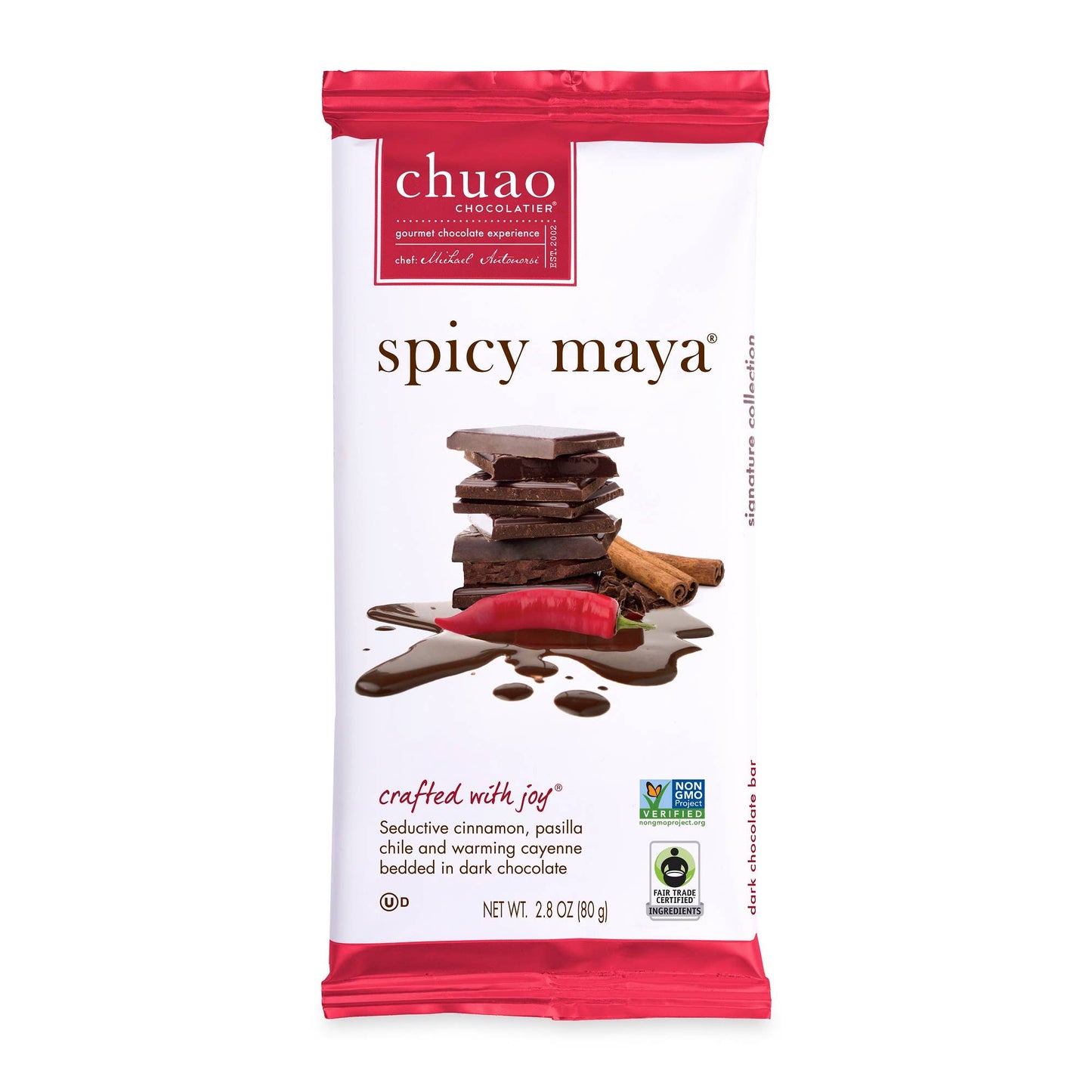 Spicy Maya Dark Chocolate - Signature Bar