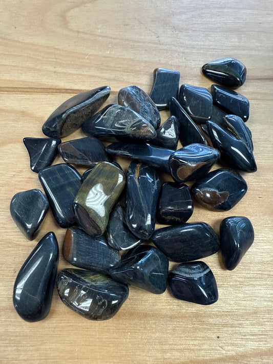 Blue Tigers Eye Tumbles