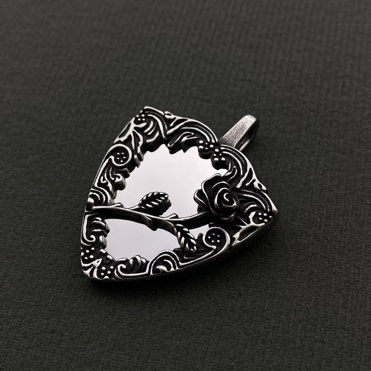 Rose Magic Mirror Pendant