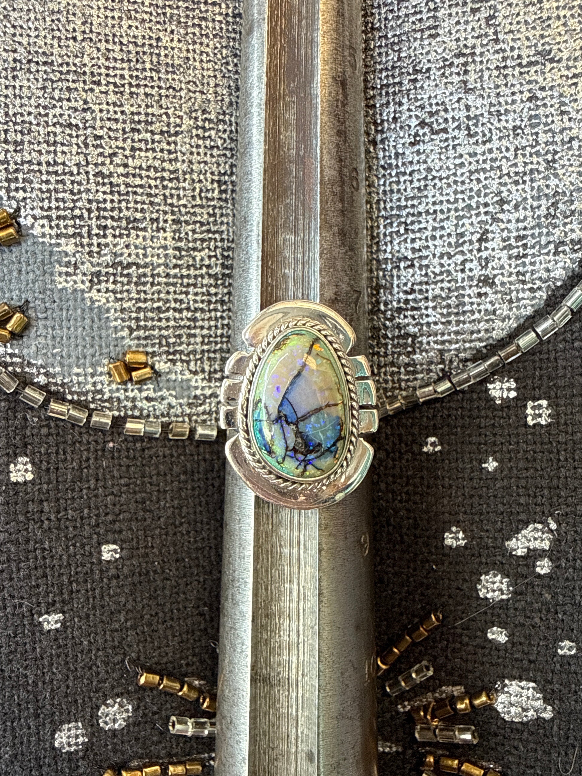 Boulder Opal Ring - Cozy Coven