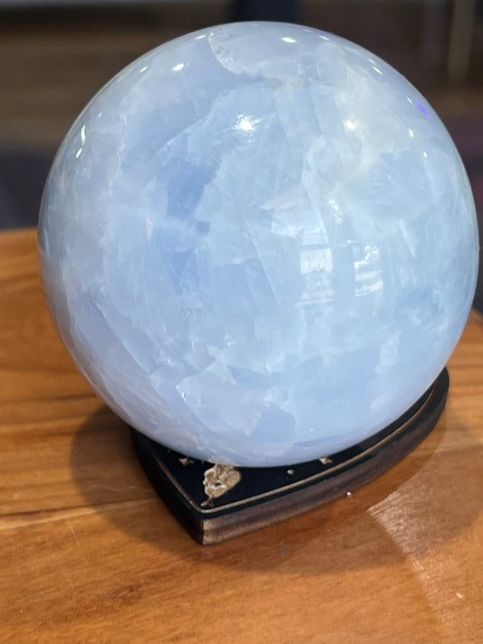 Blue Calcite Sphere