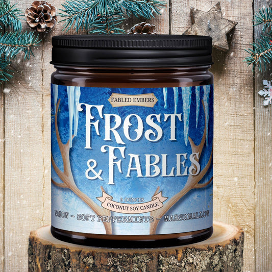 Frost & Fables | Marshmallow Peppermint Candle