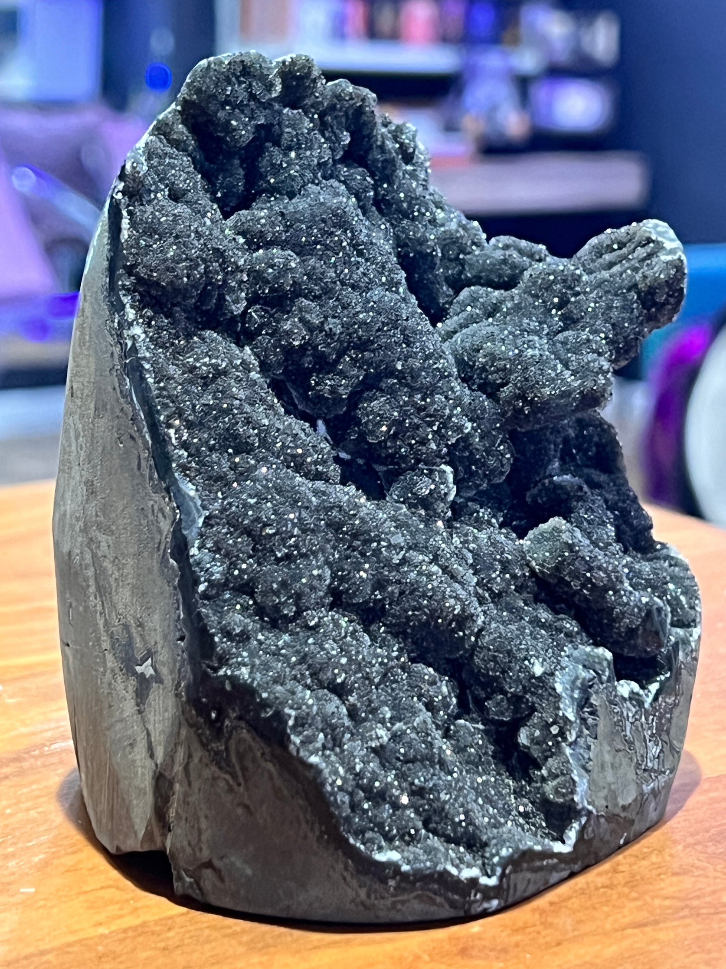 Galaxy Gray Uruguayan Amethyst Geode