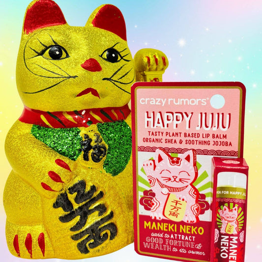 All Natural, Vegan Happy Juju- Maneki Neko Lip Balm Gift Box
