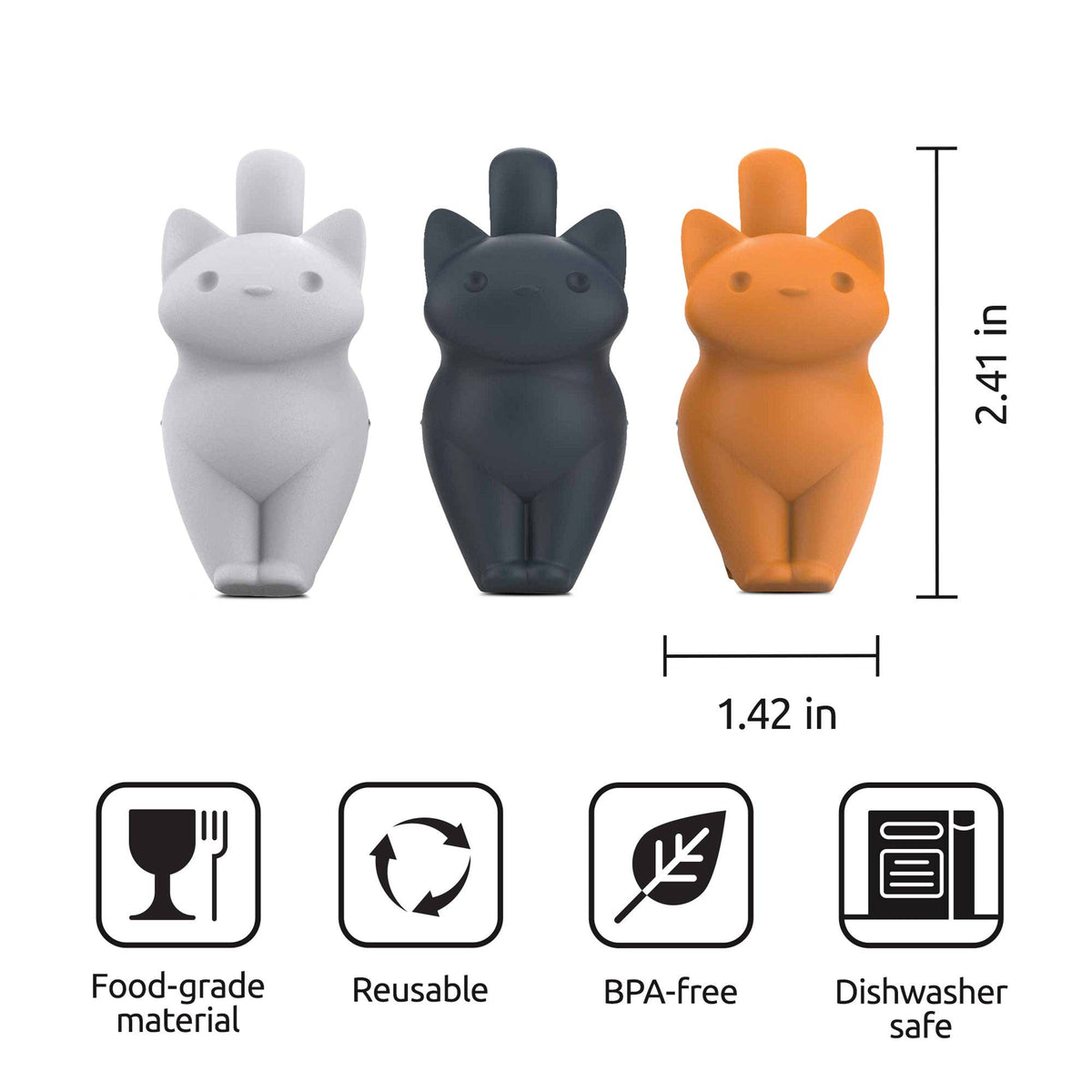 NEW CatSnap - Bag Chip Clips - 6 pcs