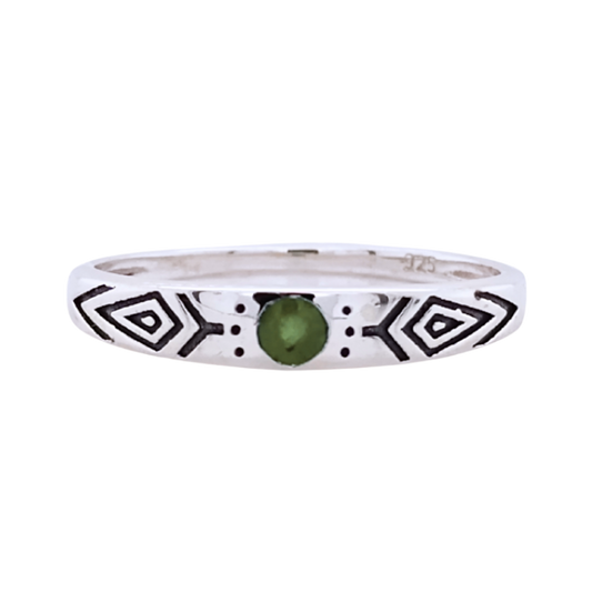 Moldavite Maya Fulfillment Ring - Cozy Coven