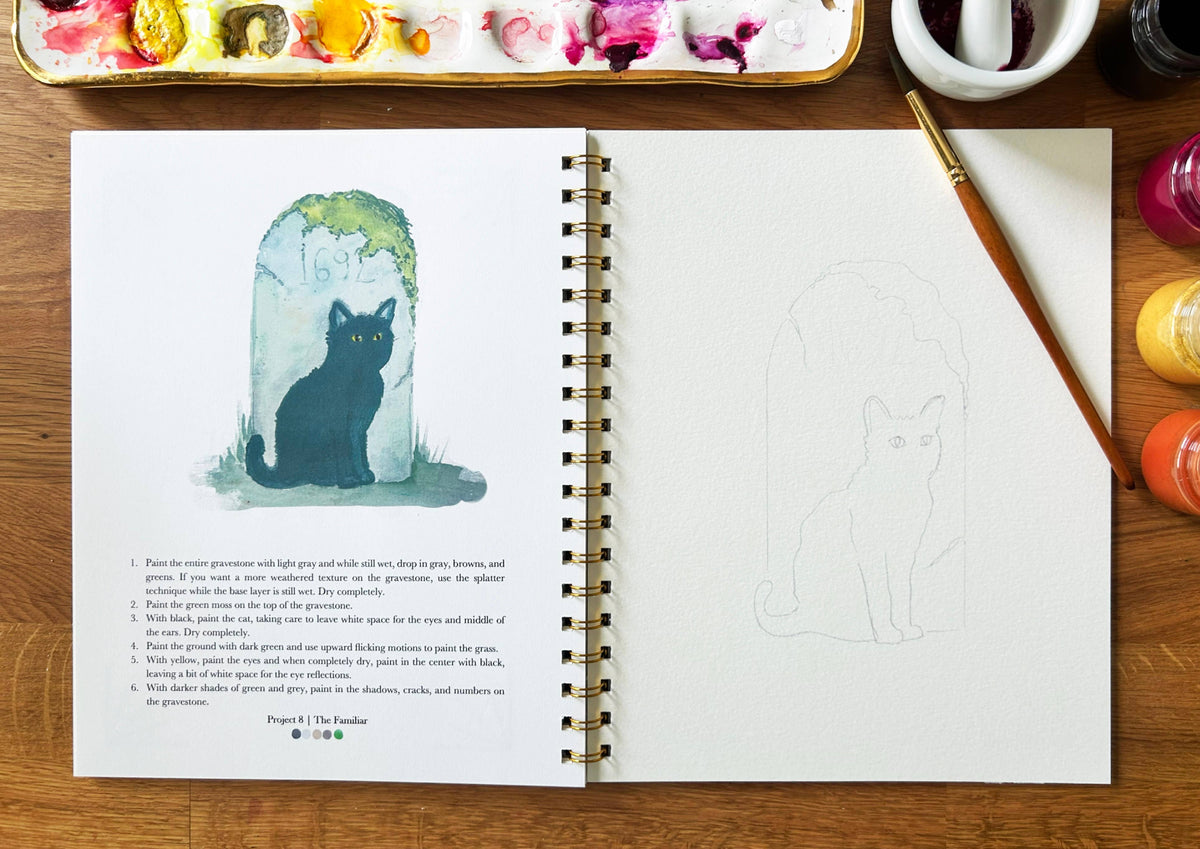 Halloween Volume 2 Watercolor Workbook