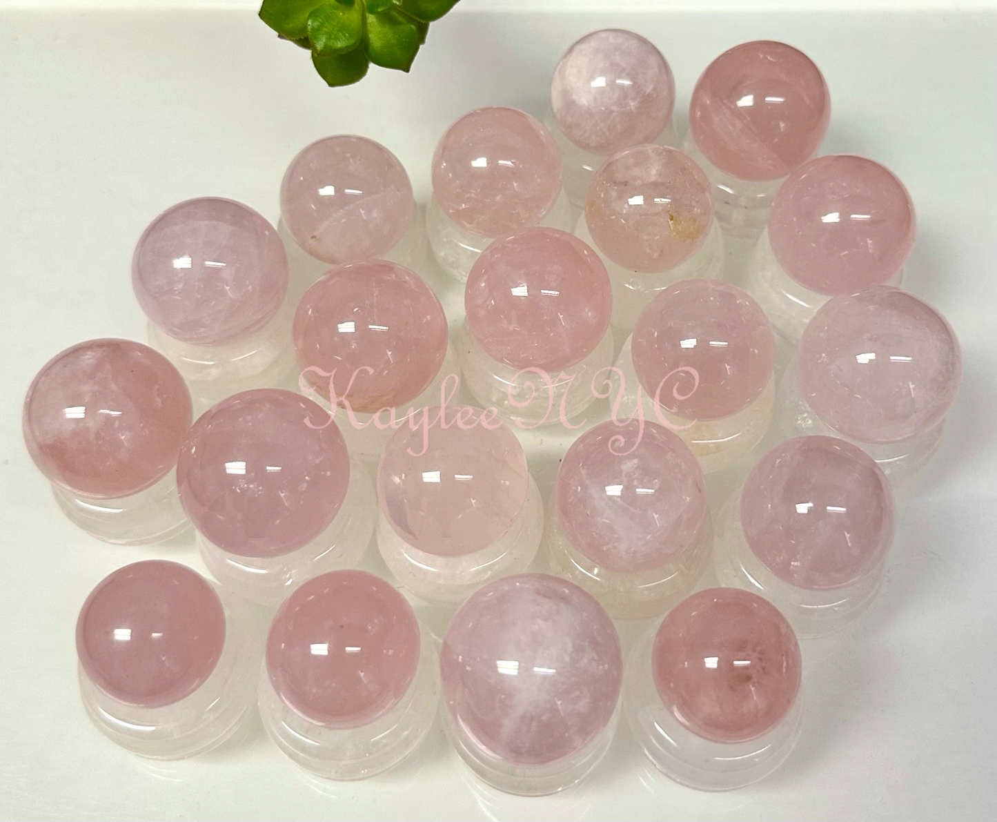 Rose Quartz Spheres Crystal Ball