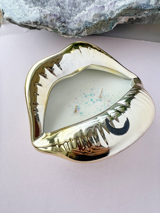 Gold Lip Candle