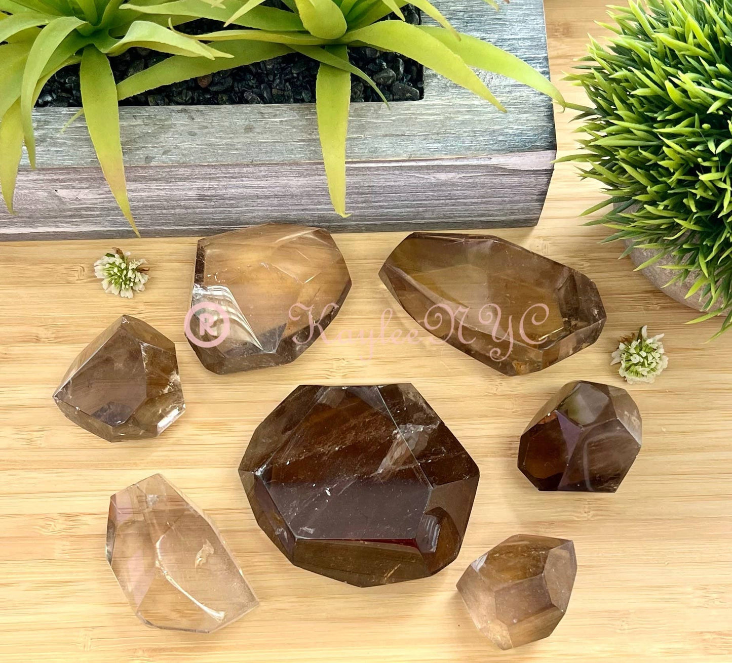 Smoky Quartz Crystal Polished Freeform