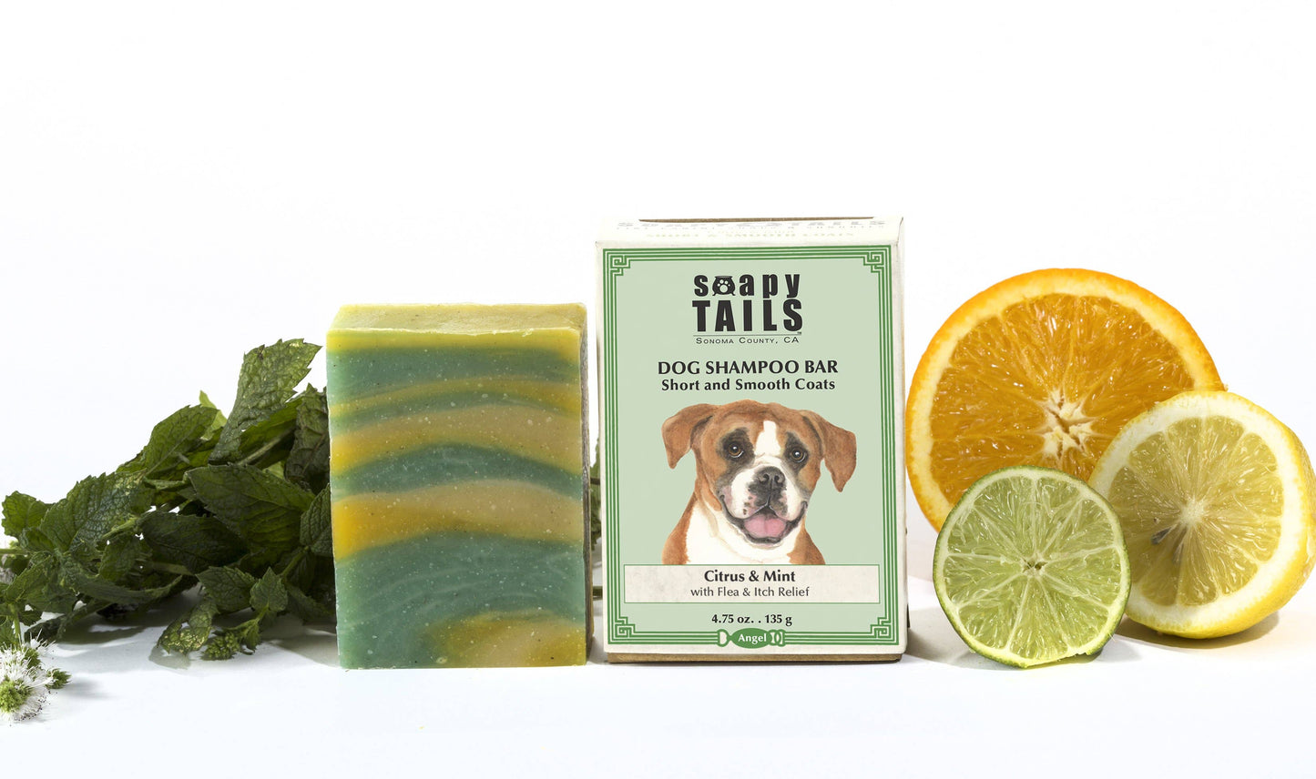 Citrus & Mint Short & Smooth Coats | Dog Shampoo Bar