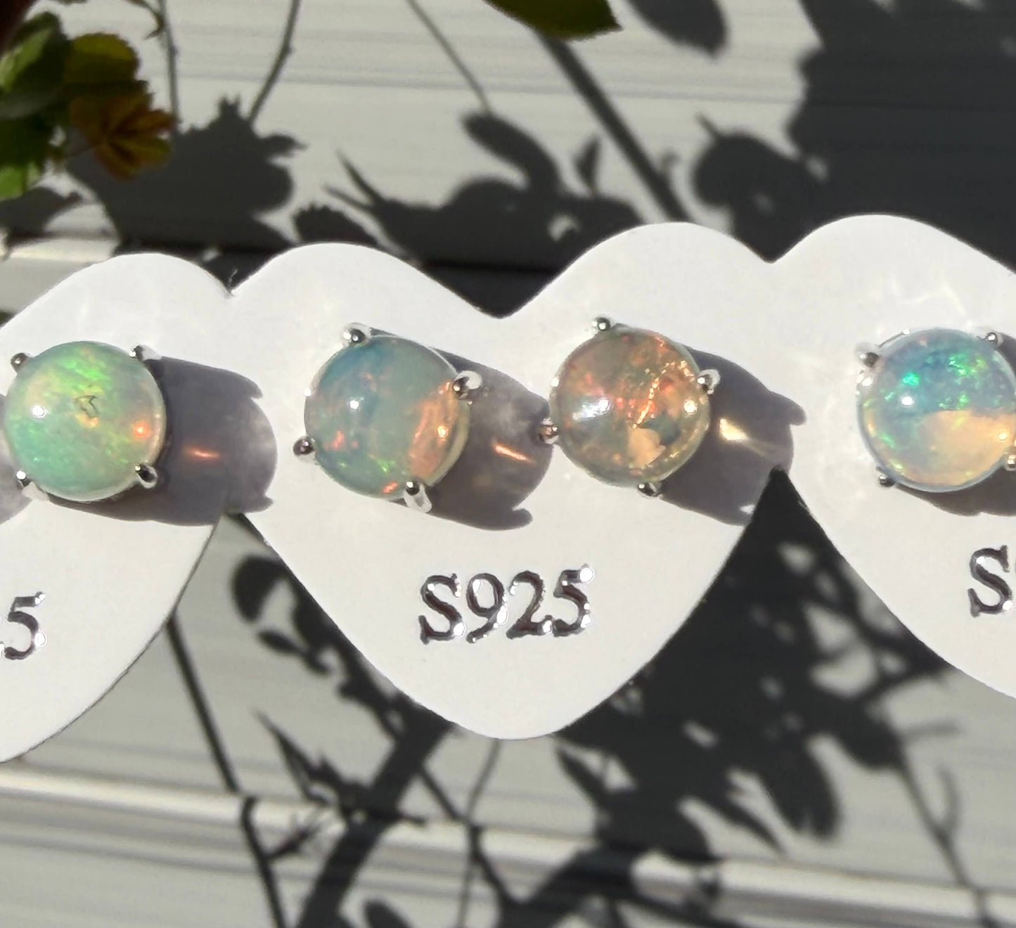 Opal Stud Earring 6mm