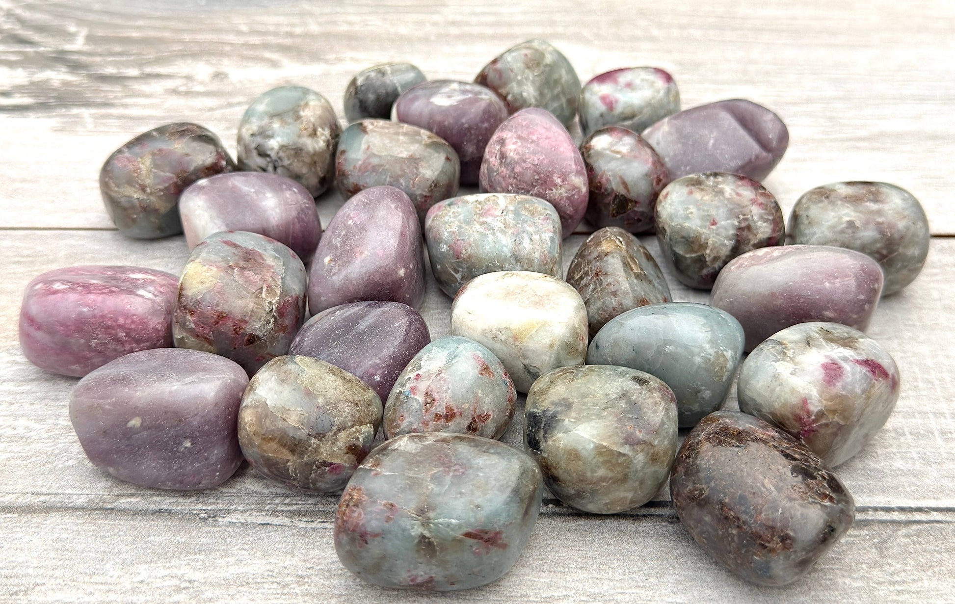 2 lbs Natural Unicorn StoneTumble Crystal - Cozy Coven