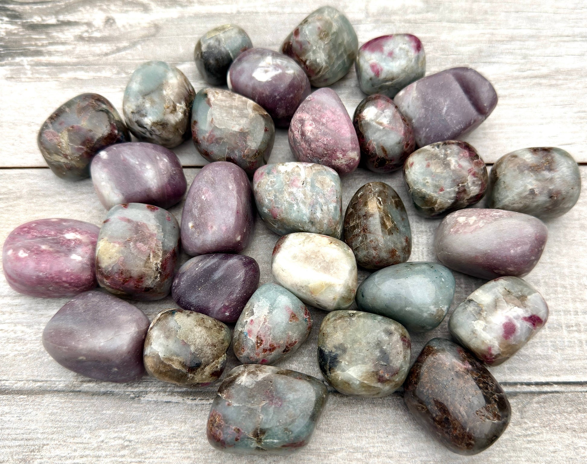 2 lbs Natural Unicorn StoneTumble Crystal - Cozy Coven