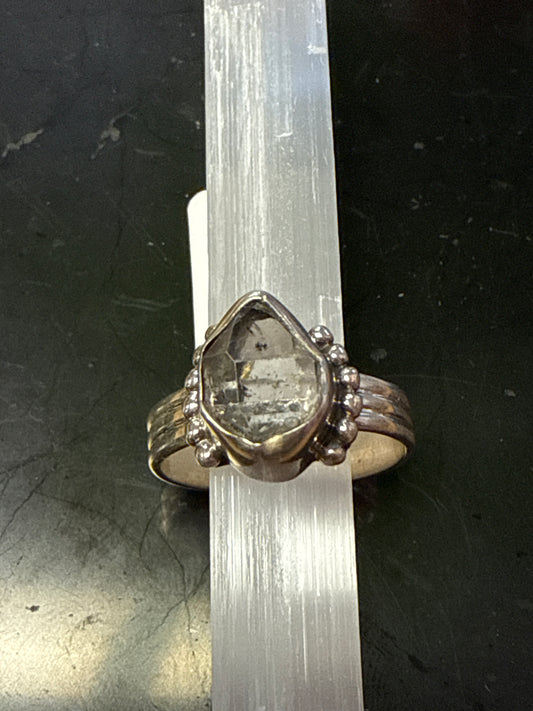Herkimer Diamond Ring - Cozy Coven