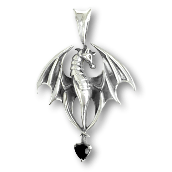 Silver Dragon Magic Pendant