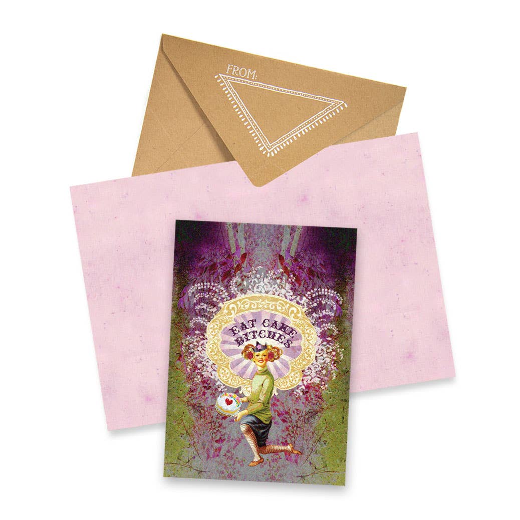 Eat Cake - Greeting Card
