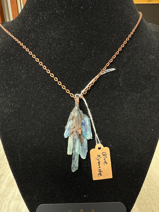 Electroplated Copper Blue Kyanite| Handmade by Sacred Alchemy in Vermont