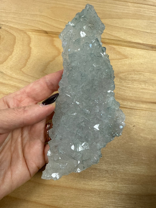 Natural Blue Rainbow Amethyst Flower