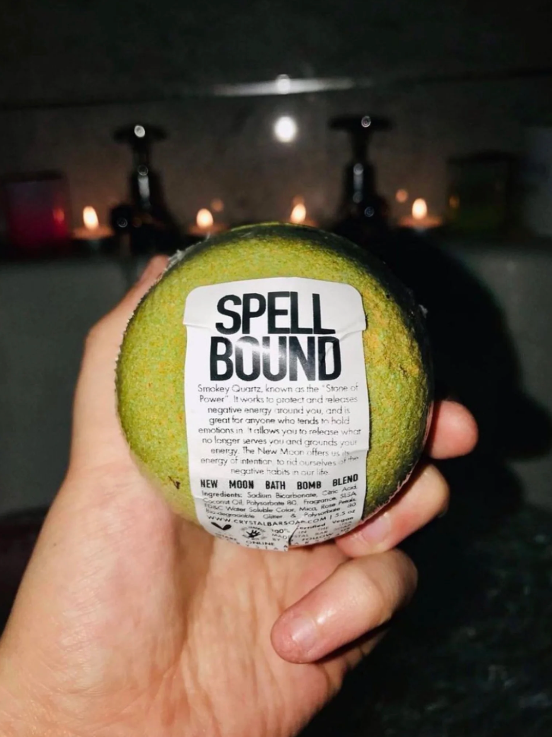 Spellbound - Crystal Infused Bath Bomb