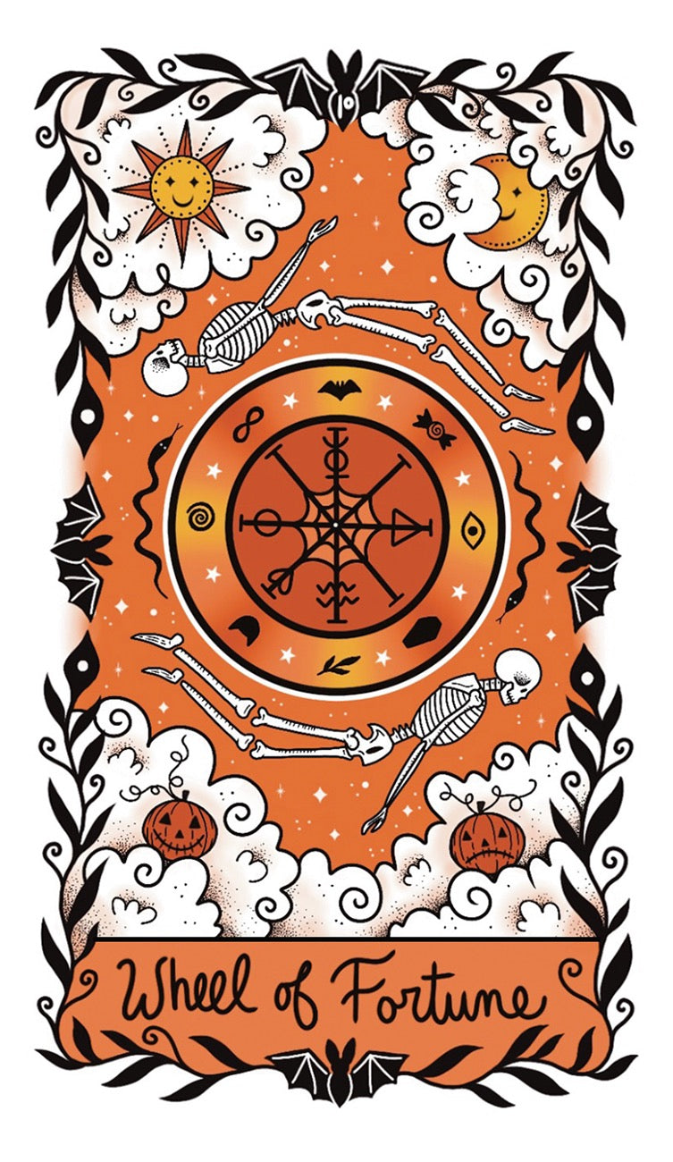 Happy Halloween Tarot Deck and Guidebook