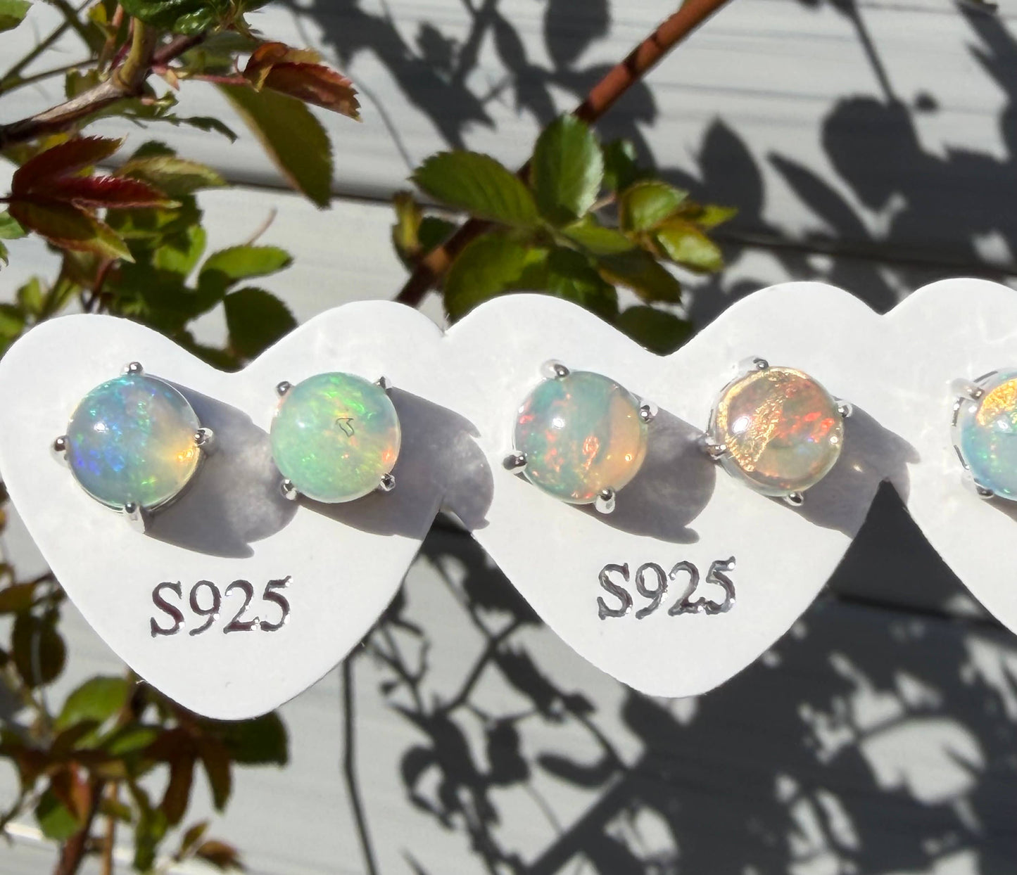 Opal Stud Earring 6mm