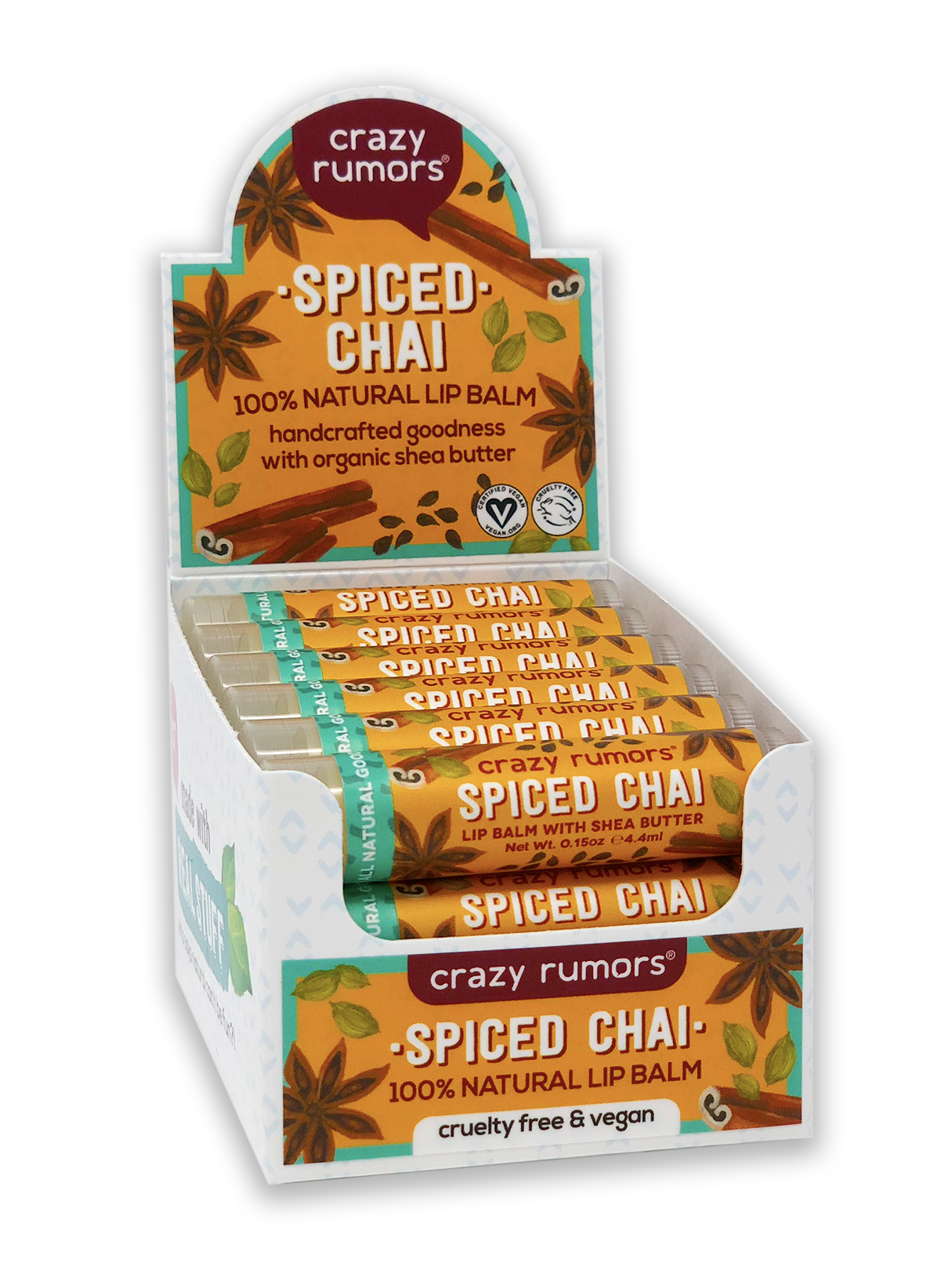 Spiced Chai Lip Balm All Natural, Vegan