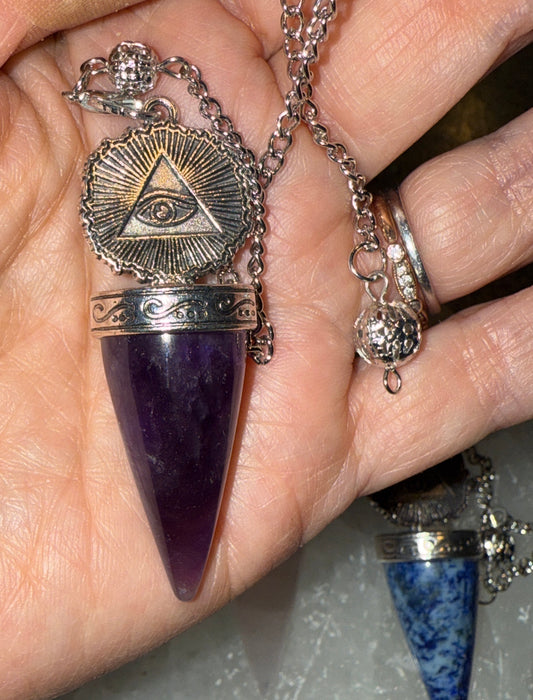 All-Seeing Eye 👁️ Crystal Pendulums