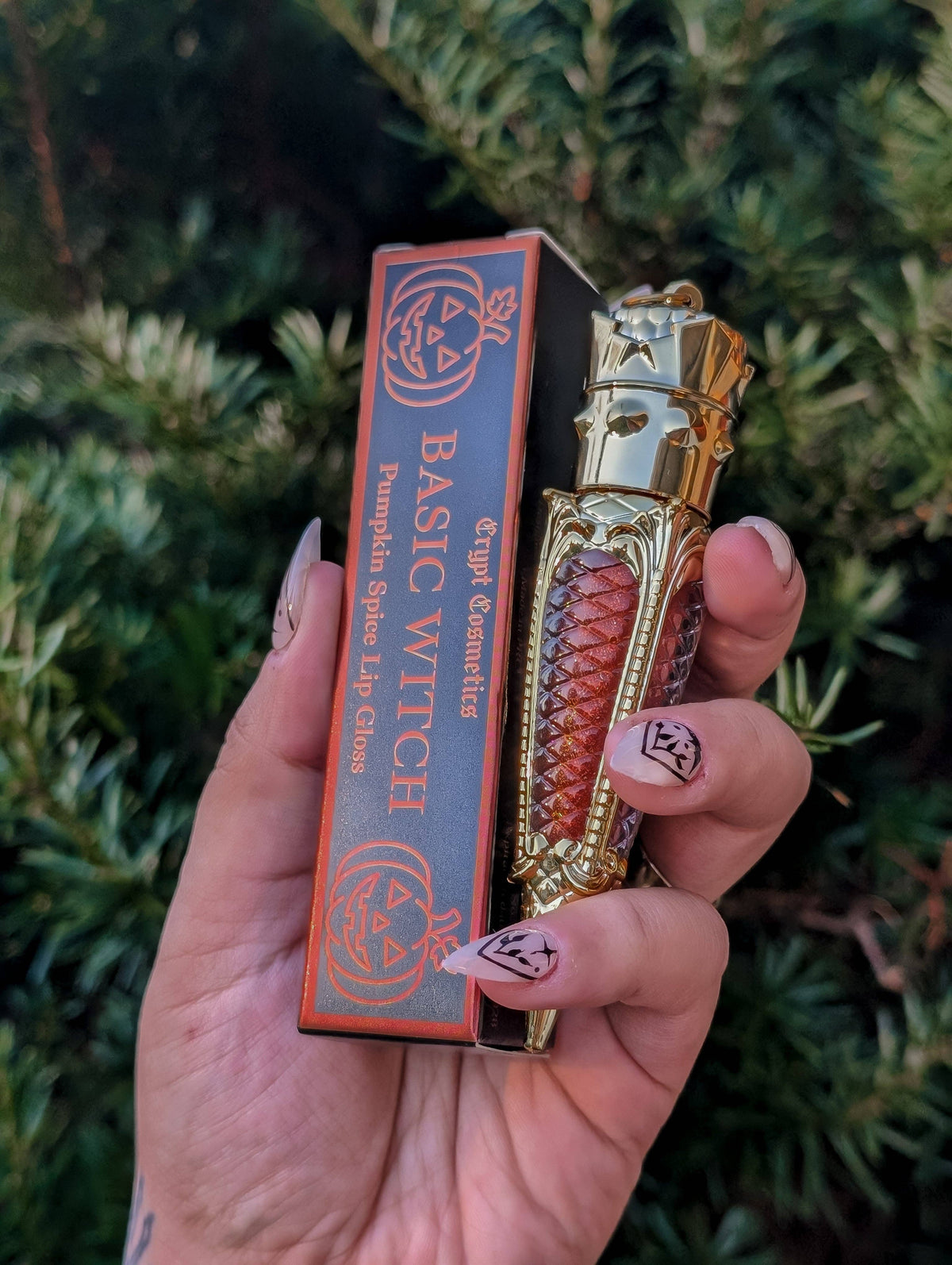 Basic Witch - Orange shimmer lip gloss, unscented