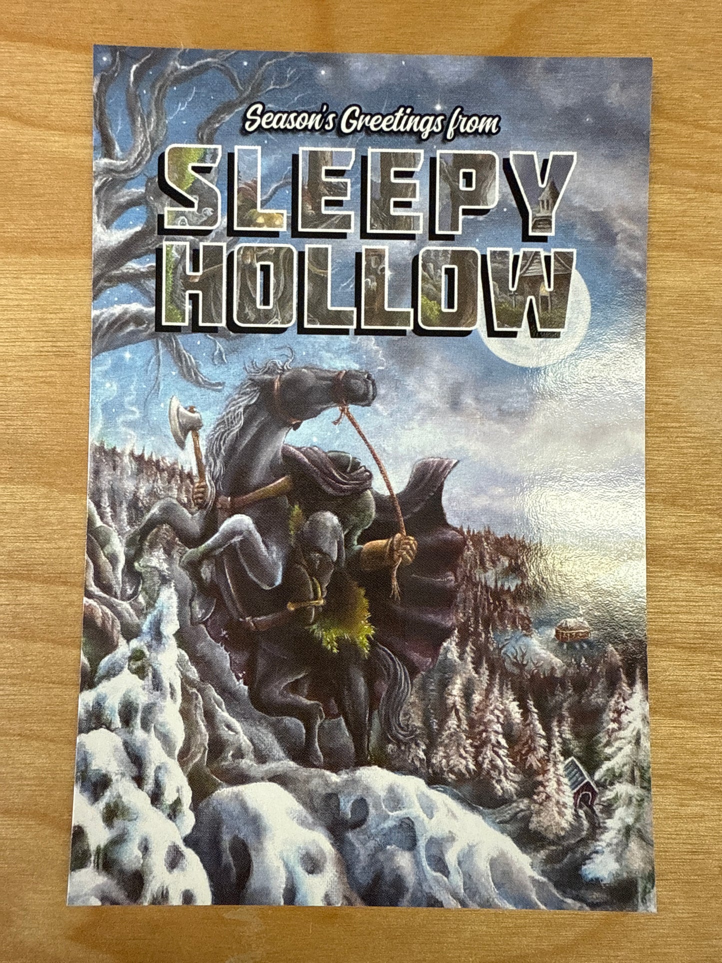 Season’s Greetings from Sleepy Hollow Postcard