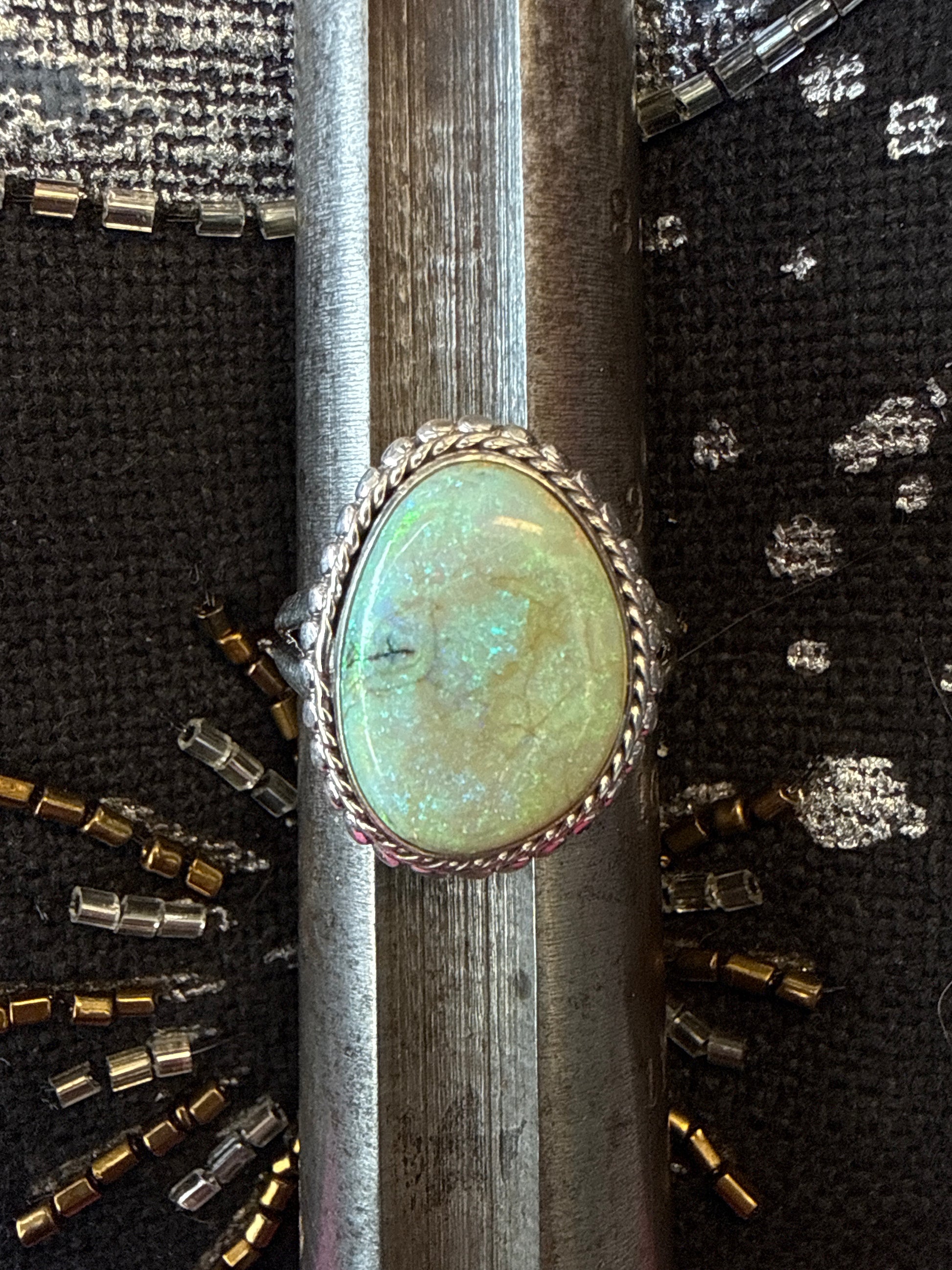 Boulder Opal Ring - Cozy Coven