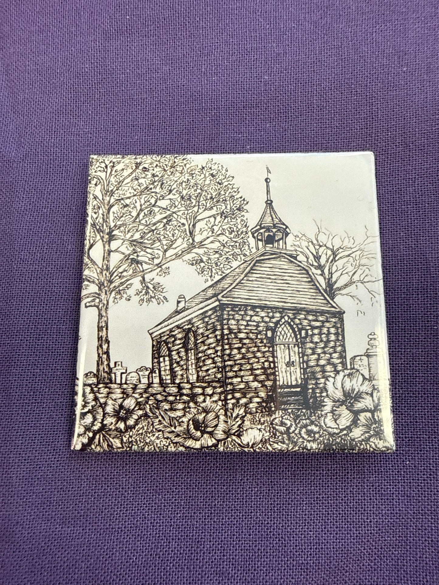 Old Dutch Church Souvenir Magnets | Art by Shroon