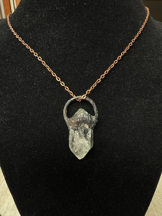 Herkimer Diamond Copper Electroplated | Handmade by Sacred Alchemy in Vermont