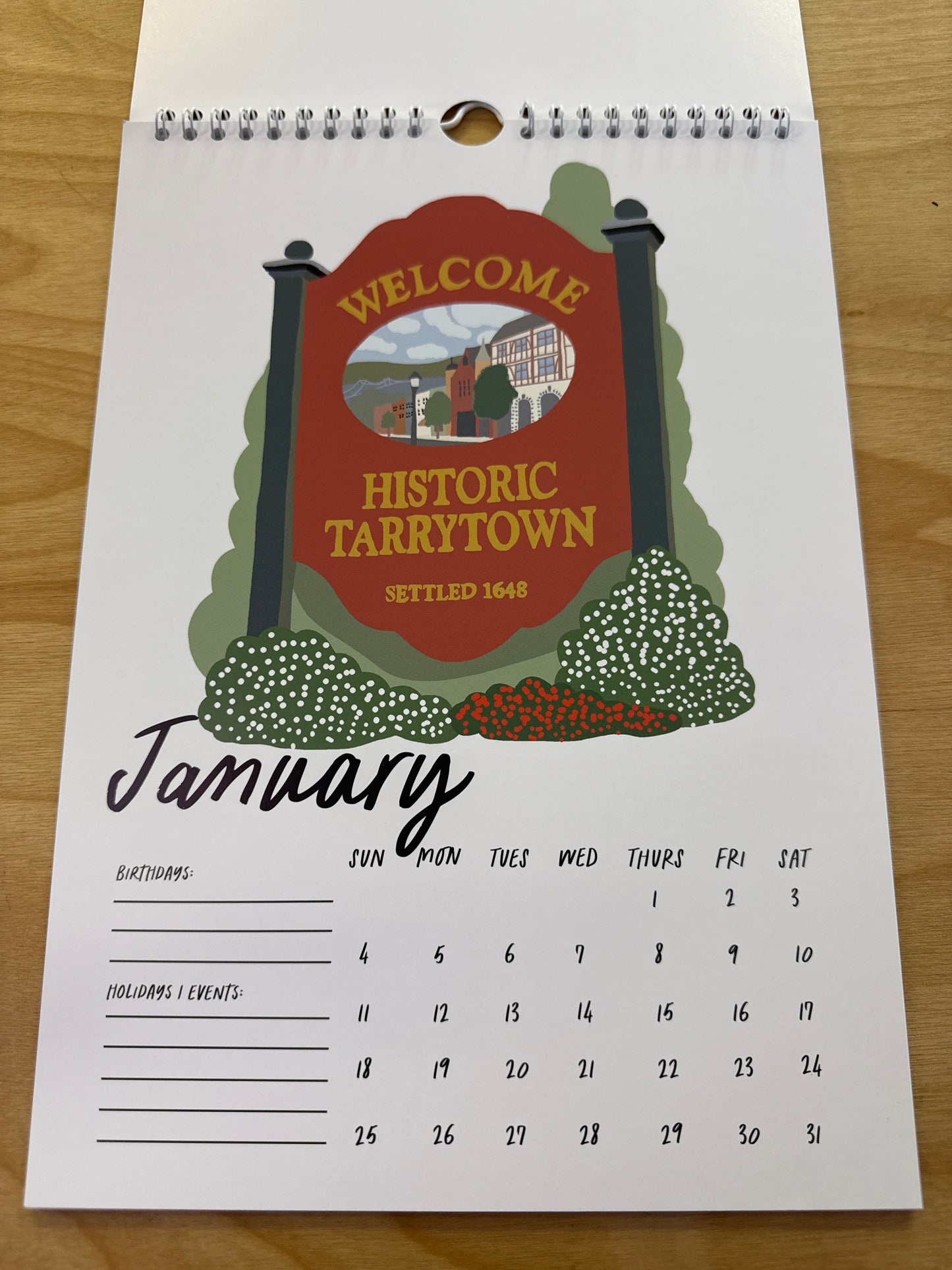 Sleepy Hollow & Tarrytown 2026 - 12 Month Calendar