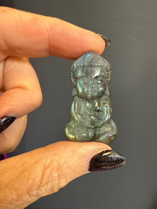Labradorite Buddha
