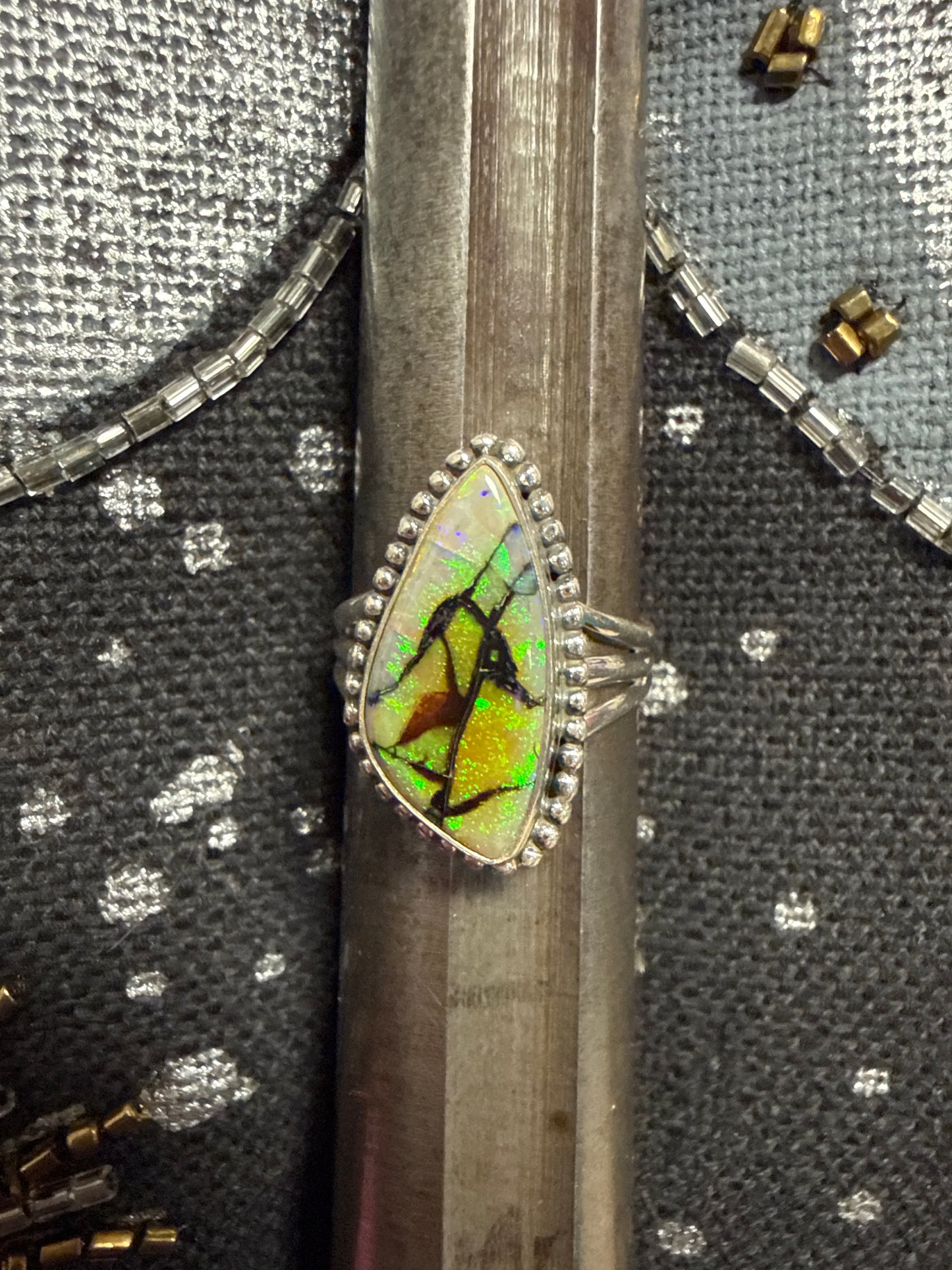 Boulder Opal Ring - Cozy Coven