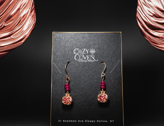 Pomegranate Earrings